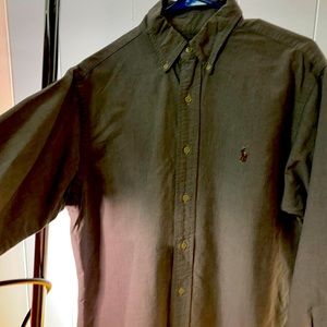 Ralph Lauren polo size 16 for men color gray